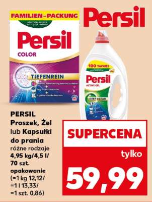 PERSIL Proszek, Żel lub Kapsułki do prania