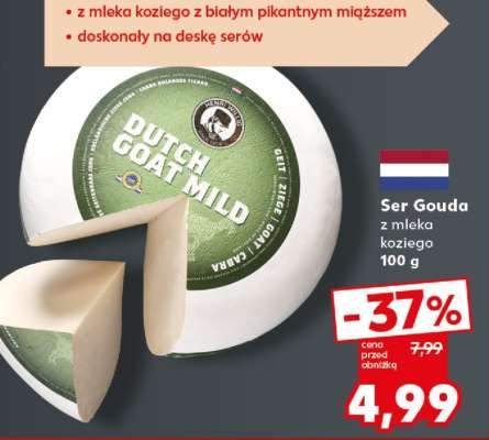 Ser Gouda z mleka koziego 100 g