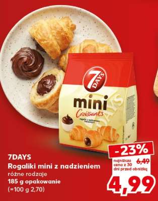 7DAYS Rogaliki mini z nadzieniem