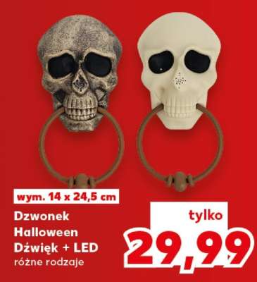 Dzwonek Halloween Dźwięk + LED