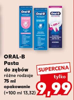 ORAL-B Pasta do zębów różne rodzaje