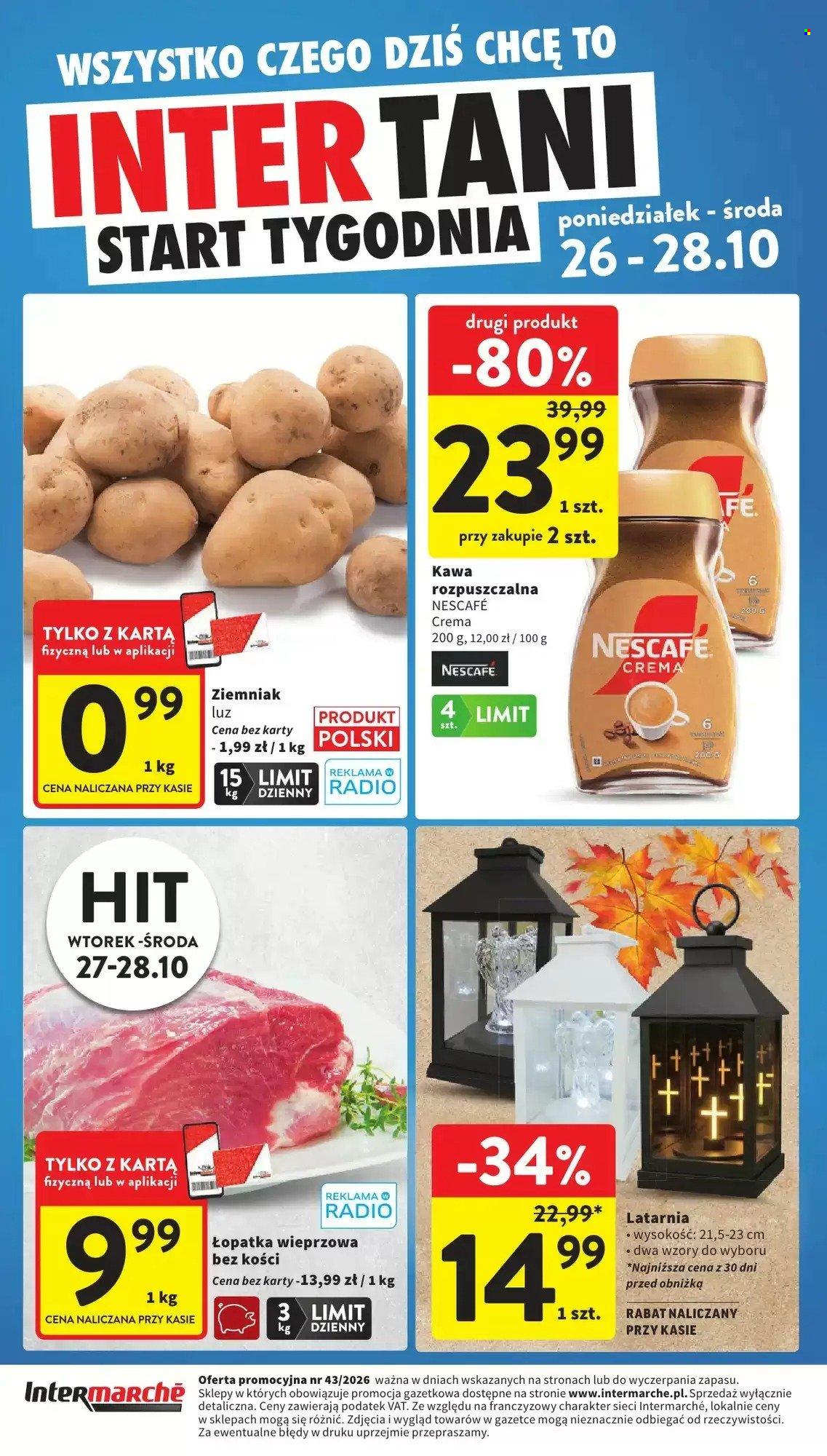 Gazetka Intermarché - 26.10.2026 - 28.10.2026. Strona 1