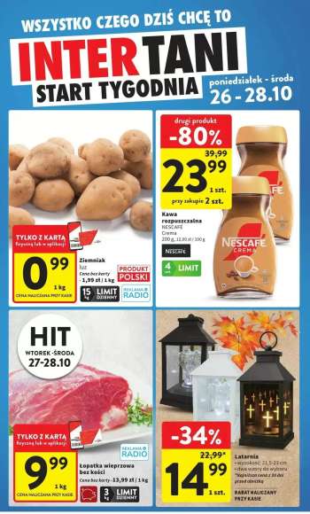Gazetka Intermarché - 26.10.2026 - 28.10.2026.
