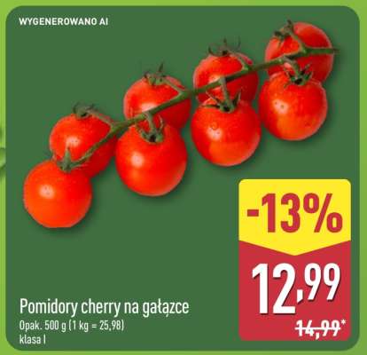 Pomidory cherry na gałązce