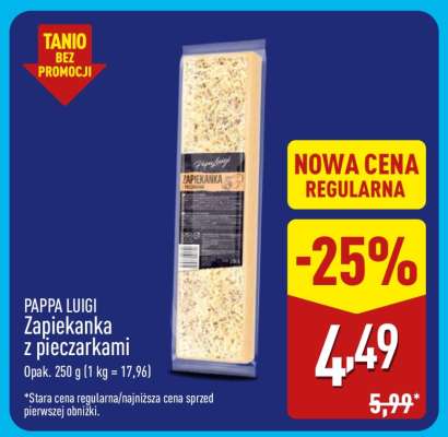 PAPPA LUIGI Zapiekanka z pieczarkami