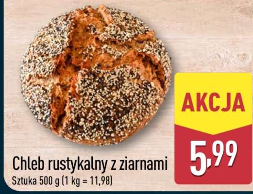 Chleb rustykalny z ziarnami