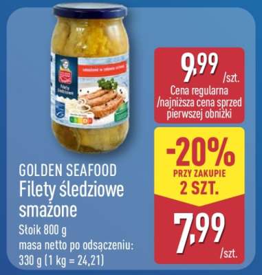 GOLDEN SEAFOOD Filety śledziowe smażone