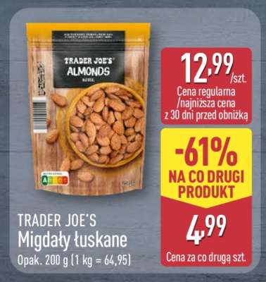 TRADER JOE'S Migdały łuskane