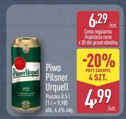 Piwo Pilsner Urquell