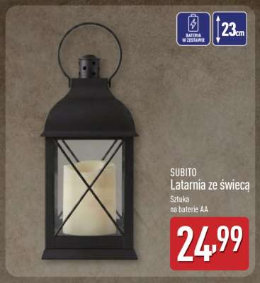 SUBITO Latarnia ze świecą