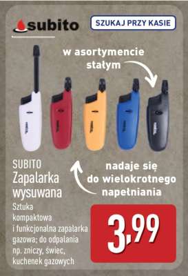 SUBITO Zapalarka wysuwana