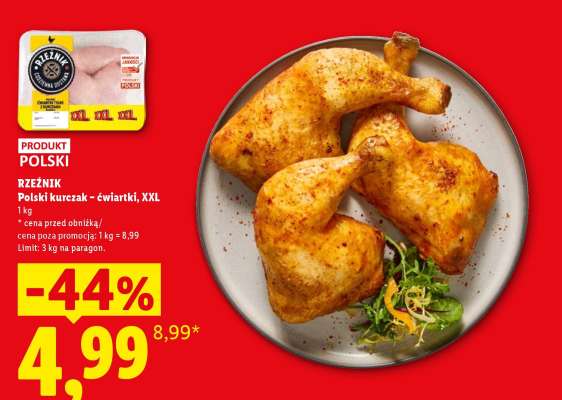 RZEŹNIK Polski kurczak – ćwiartki, XXL