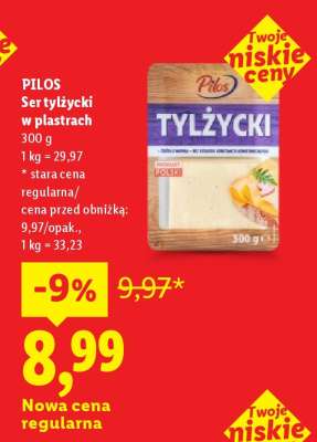 PILOS Ser tylżycki w plastrach