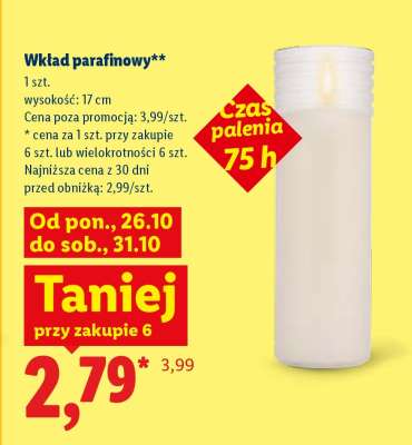 Wkład parafinowy