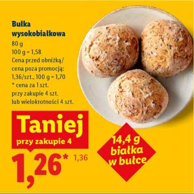 Bułka wysokobiałkowa