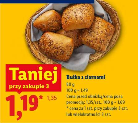 Bułka z ziarnami
