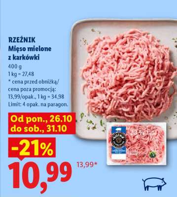 RZEŹNIK Mięso mielone z karkówki