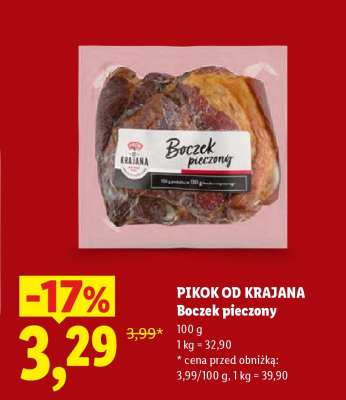 PIKOK OD KRAJANA Boczek pieczony