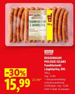 Frankfurterki z jagnięciną, XXL