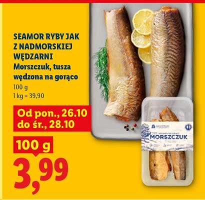 Morszczuk, tusza wędzona na gorąco