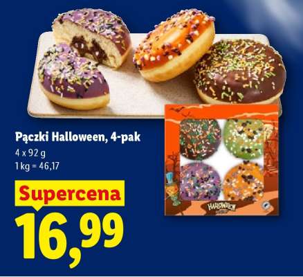 Pączki Halloween, 4-pak