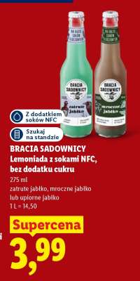 BRACIA SADOWNICY Lemoniada z sokami NFC, bez dodatku cukru
