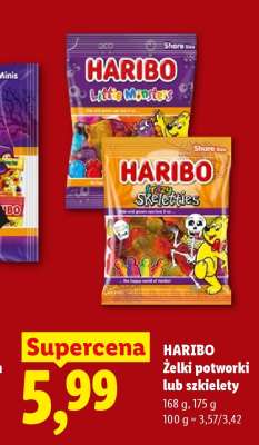 HARIBO Żelki potworki lub szkielety