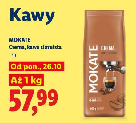 MOKATE Crema, kawa ziarnista