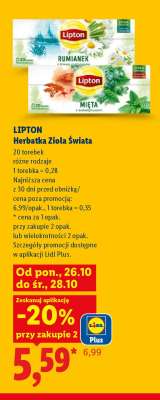 Lipton Herbatka Zioła Świata