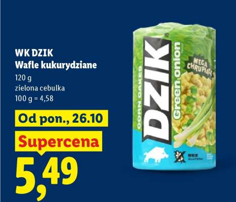 WK DZIK Wafle kukurydziane