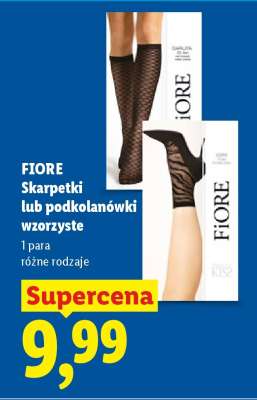 FIORE Skarpetki lub podkolanówki wzorzyste