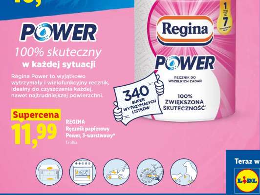 REGINA Ręcznik papierowy Power, 3-warstwowy