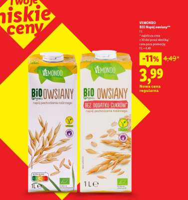 VEMMONDO BIO Napój owsiany