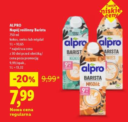ALPRO Napój roślinny Barista