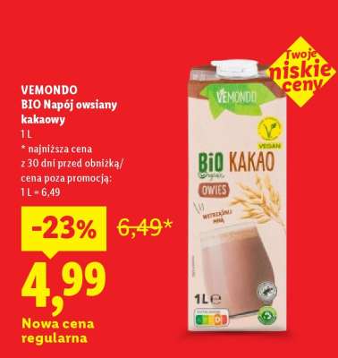 VEMONDO BIO Napój owsiany kakaowy