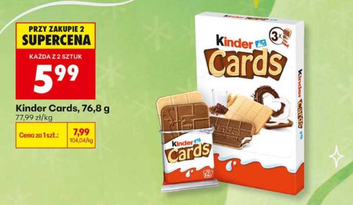 Kinder Cards, 76,8 g