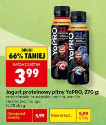 Jogurt proteinowy pitny YoPRO, 270 g
