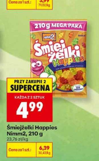 Śmiejżelki Happies Nimm2, 210 g