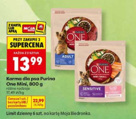 Karma dla psa Purina One Mini 800 g