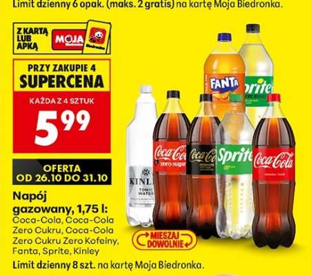 Napój gazowany, 1,75 l