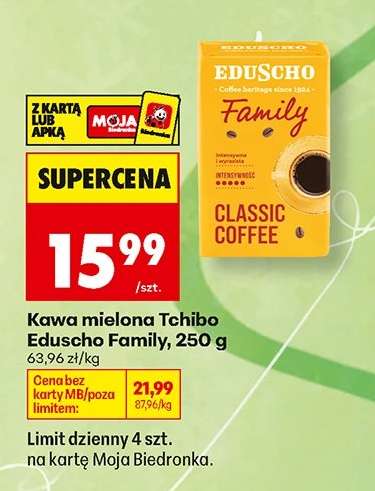 Kawa mielona Tchibo Eduscho Family 250 g