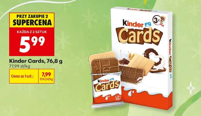 Kinder Cards, 76,8 g