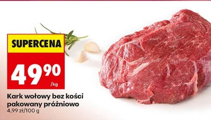 Kark wołowy bez kości pakowany próżniowo