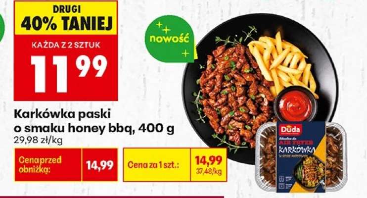 Karkówka paski o smaku honey bbq, 400 g