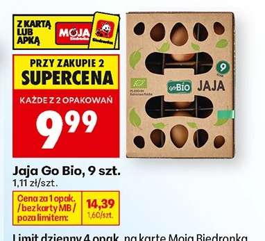 Jaja Go bio 9 szt.