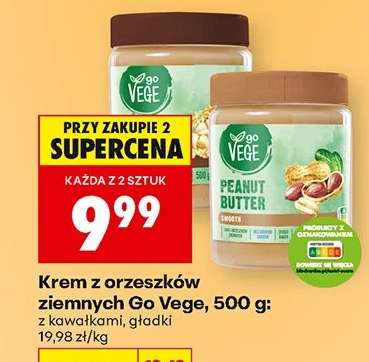 Krem z orzeszków ziemnych Go Vege, 500 g
