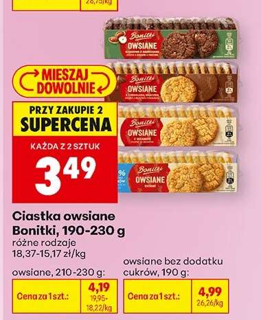 Ciastka owsiane Bonitki, 190-230 g