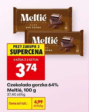 Czekolada gorzka 64% Meltié, 100 g