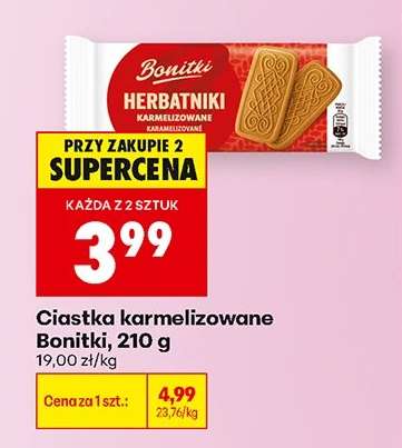 Ciastka karmelizowane Bonitki, 210 g