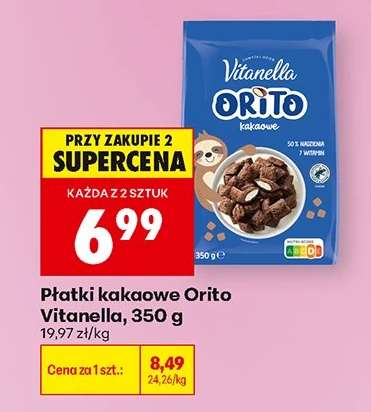 Płatki kakaowe Orito Vitanella, 350 g